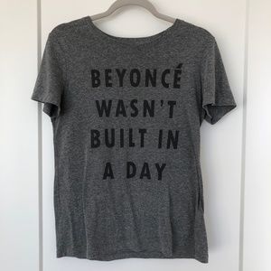Beyonce wasn't built in a day graphic tee